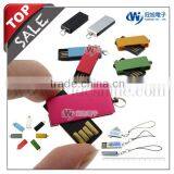 Mini Usb Swivel Flash Drive With Advertising Keychain Promotion Usb Flash Drive for New Products 2014