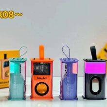 Transparent Design Mecha Speaker Soundbox With RGB Lamp For Laptops Altavoces Bluetooth thumbnail-2