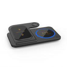 Hot Selling Portable Foldable 3 In 1 Wireless Charger Fast Charging Station Stand Dock thumbnail-2