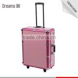 Easy Taking Aluminum Trolley Cosmetic Case for Makeup Artist