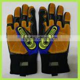 Full Palm Cow Leather Gloves/ Welding Gloves/ Heat Resistant Gloves thumbnail-4