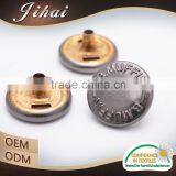 Accessories Two Parts Metal With Logo Wholesale Snap Buttons