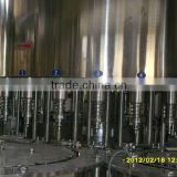 Automatic liner bottle filling and cap sealing machine for glass bottles