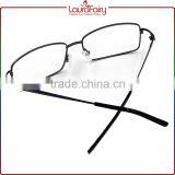 Laura Fairy Italy Designer Black Rectangle Metal Spectacle Optical Frame For Unisex thumbnail-4
