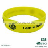 advertising wrist Zhongshan factory wrist band / custom silicon wristband