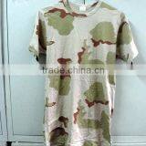 Military desert camouflage T shirt short sleeve