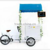 new style ice cream cargo bike cart