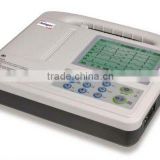 Portable SIX Channel ECG Machine CE marked 12 leads