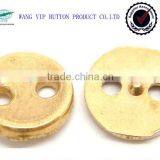 6mm Small Popular Gold 2 Holes Metal Button