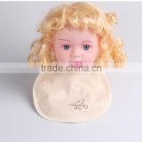 Hot Selling Factory large Cotton Baby Bibs plain baby bibs