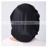 Amazon Over Size Double Layer Black Satin+eva Shower Cap thumbnail-4