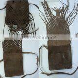 Handmade Leather Shoulder Bag From Morocco thumbnail-1