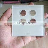 Wall Switch Glass Panel, Light Switch Glass Plates, Curving Electrical Touch Switch Glass thumbnail-5