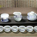 Hollow Out Jade Exquisite Ceramic Tea Set QD-L107 thumbnail-4
