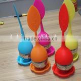 leaf shape fancy lovely silicone tea influsers wholesale