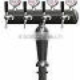 4 Taps Chrome Plated Illuminated Tower