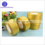 Christmas Packing Glitter Metallic Gold Ribbon thumbnail-1