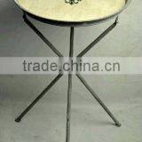 Vintage Style Metal Folding Storage Trays With Legs thumbnail-1