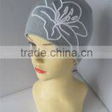 Wholesale Embroidery Artwork 100%Acrylic Custom Made Beanie thumbnail-2
