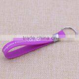 Custom Purple Debossed Fashion Bracelet/silicone Bracelets With Logo thumbnail-4