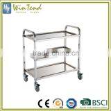Hotel Service Trolley Designs, 3 Tier Suqare Tube Food Room Service Trolley thumbnail-2