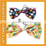Dot Colours Carnival Party Elastic Bow Tie Neckwear thumbnail-1