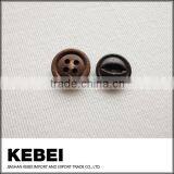 Hot Sale Deep Colour Round Wooden Buttons for Shirts