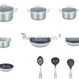 15pcs Set of Stainless Steel Non-stick Wholesale Prima Cookware and Kitchenware thumbnail-2