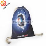 HOT SALE Custom made sublimated digital printing promotional drawstring bag                        
                                                Quality Choice