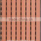 Green Decorative Wooden Grooved Acoustic Panels thumbnail-1