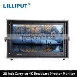 Lilliput 4K Broadcast Director Monitor 28 Inch CCTV HDMI Monitor With 3G-SDI Input