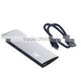 Super Slim 4 Ports USB 3.0 Hub Support 1 TB