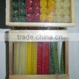 Wood Box Beeswax Candle thumbnail-1