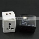 Universal All Travel Charger ,2 Port Usb All in One Universal International Plug Adapter 2 Usb Port thumbnail-2