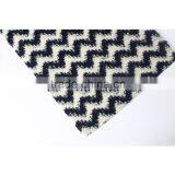 China Style 100%polyester Wave Design Coarse Jacquard Elastic Knit Fabric thumbnail-1