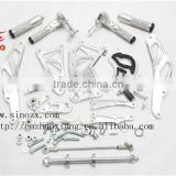 motorcycle assemble footrest/motorcycle tuning parts/motorcycle aluminum parts