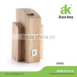 Latest design high quality wooden knife block