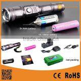 POPPAS 6611 Best Price Original C-REE XML T6 Power Bank Led Flashlight