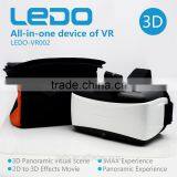 LEDO 2016 New Arrival All In One Vr 3d ABS Plastic Vr Glasses vr Glasses Quality Choice