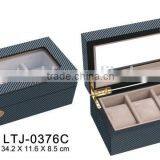 Premium Wooden Watch Package Box With Lid thumbnail-1
