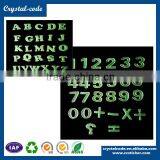 High Viscosity Easy Tear-off Number Sticker Glow in the Dark Sticker