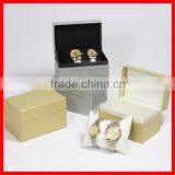 Yellow Swiss Branded Watch Box For Women Handmade thumbnail-1