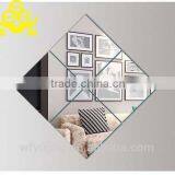 Silver Wall Mirrors Decorative With Safety Back Film