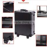 Wholesale Premium Professional Aluminum Beauty Kit Case Trolley Rolling Makeup Case thumbnail-5