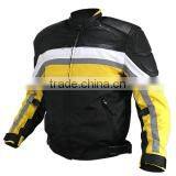 Black And Yellow Color Racing Wear Mens Jacket thumbnail-1