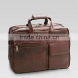 LEATHER DARK BROWN LAPTOP BAG