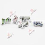 Crystals Pave Awareness Ribbon Charm Available in White,Green,Blue,Purple,Pink & Red(JP08) thumbnail-3