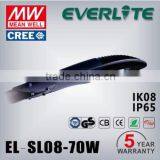 TUV-GS Approved 50w-80w Led Street Light Epistar/CXA 5 Years Warranty 70w Led Urban Light