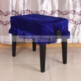 Piano Stool Chair Cover Pleuche Decorated With Macrame 55 * 35cm for Piano Single Chair Universal Beautiful thumbnail-5