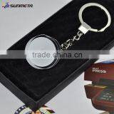 Factory Direct Sell Custom Pattern Logo Cheap Price Decorative Metal Key Chain With Crystal Pendant thumbnail-3